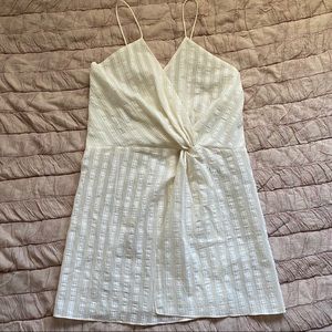 Zara Asymmetrical Twist Front Blouse